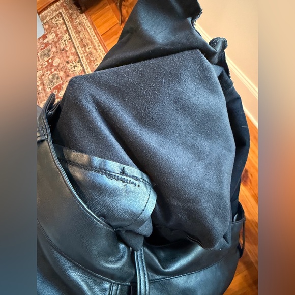 Madewell The Perfect Vintage Straight Jean Faux Leather Edition Size 30 - Picture 14 of 16